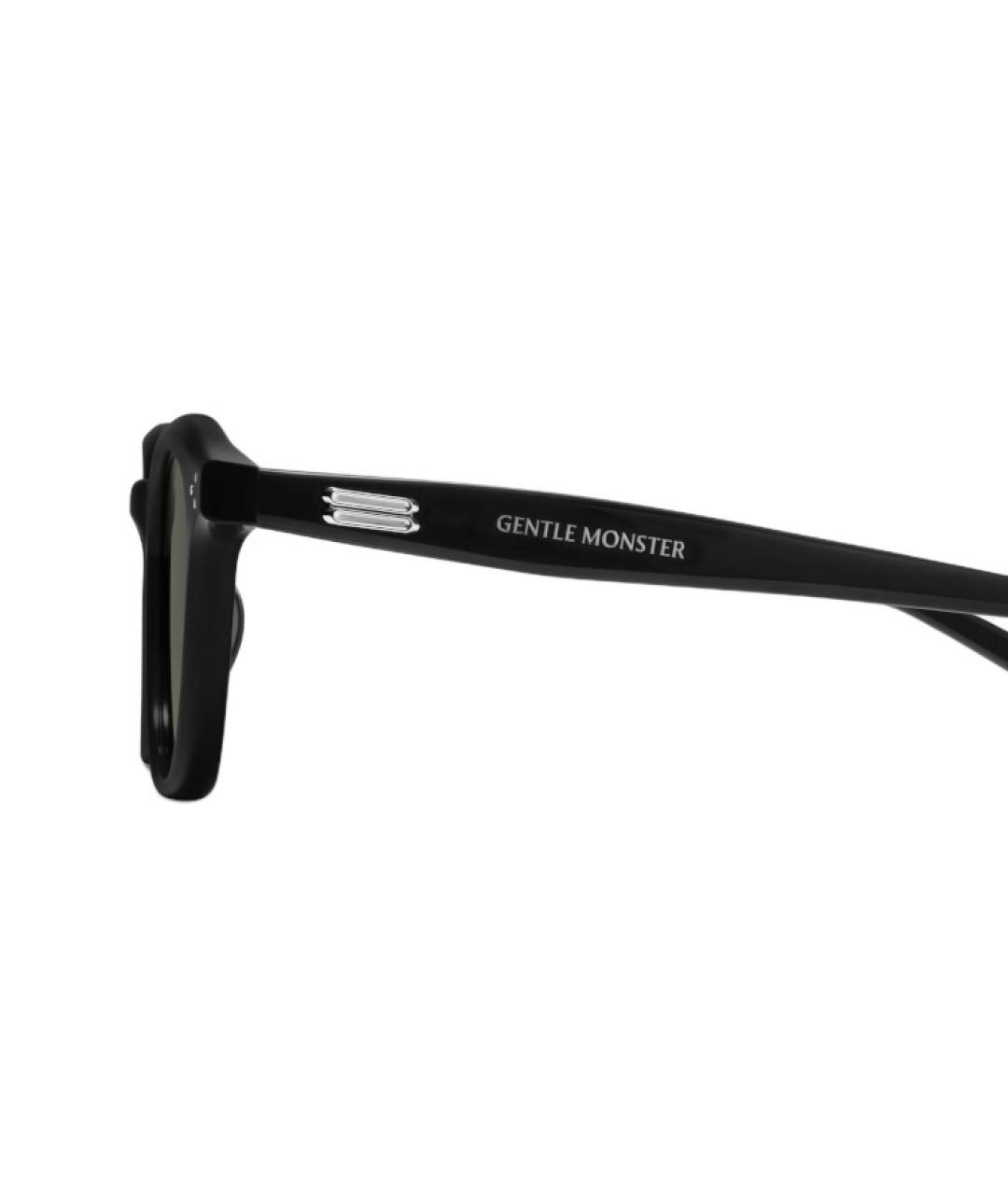 GENTLE MONSTER Черные пластиковые солнцезащитные очки, фото 4