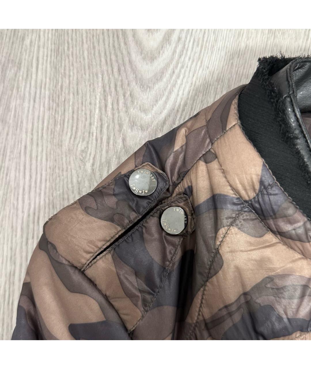 TWIN-SET Мульти полиэстеровая куртка, фото 3