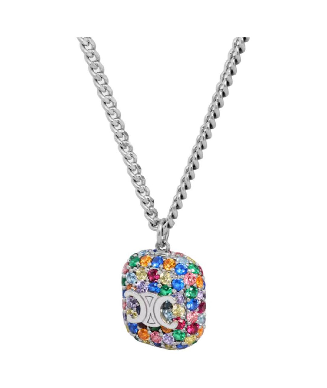 CELINE Серебряная латунная цепочка/подвеска, фото 2