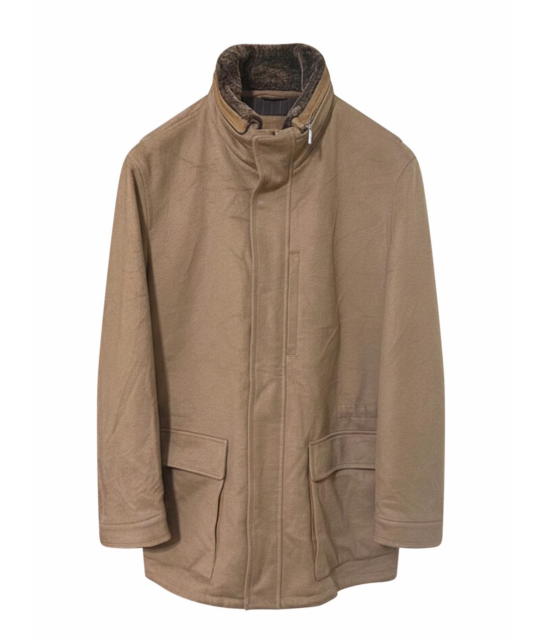 ERMENEGILDO ZEGNA XXX Коричневая кашемировая куртка, фото 1