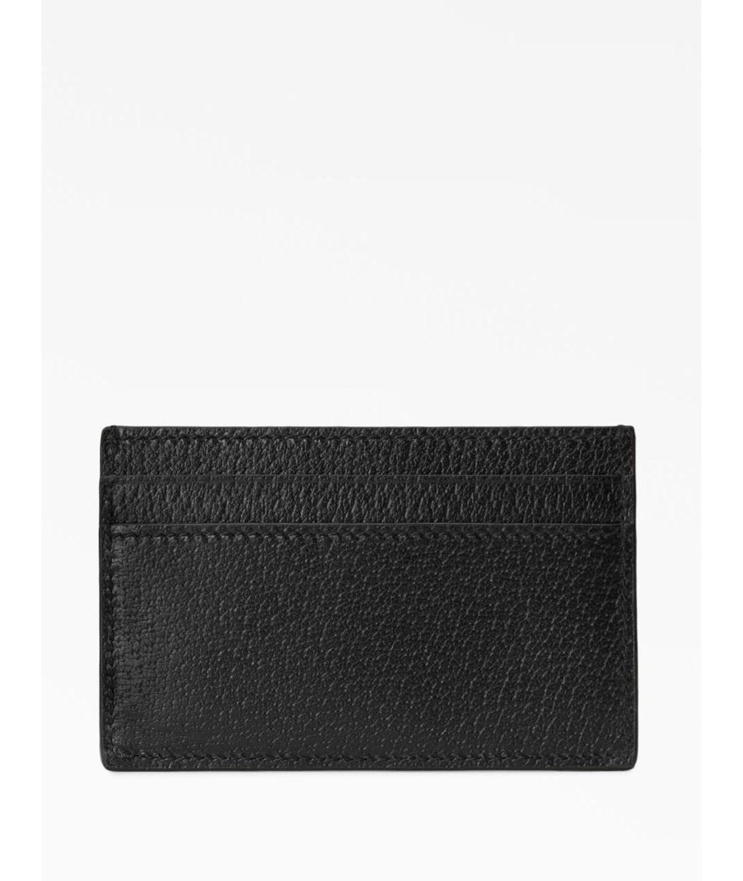 GUCCI Черный кожаный кардхолдер, фото 2