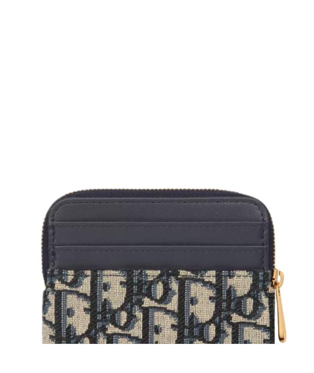 CHRISTIAN DIOR Темно-синий кошелек, фото 4