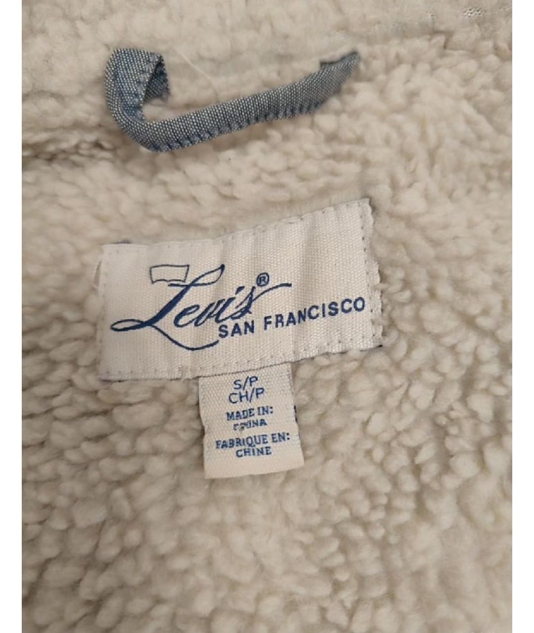 LEVI'S Темно-синяя хлопковая куртка, фото 3