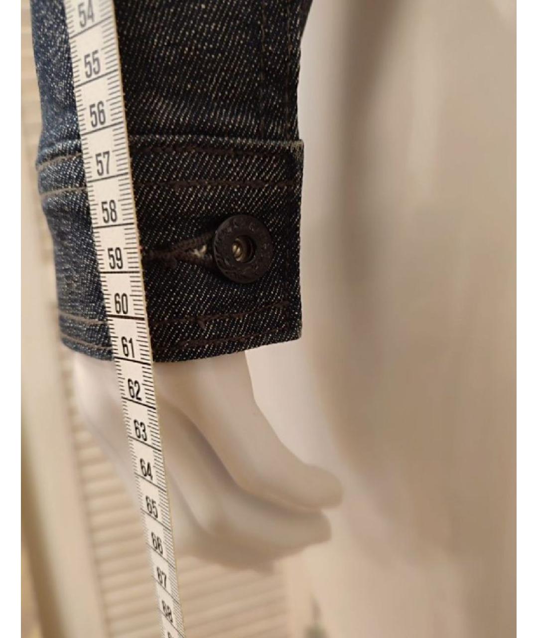 LEVI'S Темно-синяя хлопковая куртка, фото 7