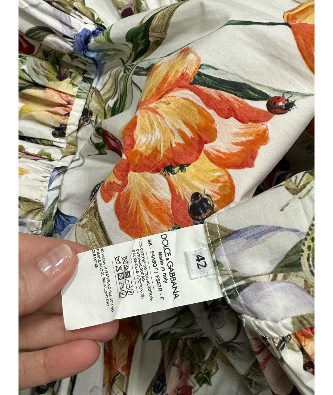 DOLCE&GABBANA Мульти юбка макси, фото 5