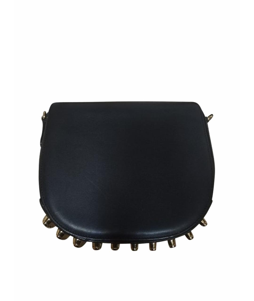 ALEXANDER WANG Черная кожаная сумка через плечо, фото 1