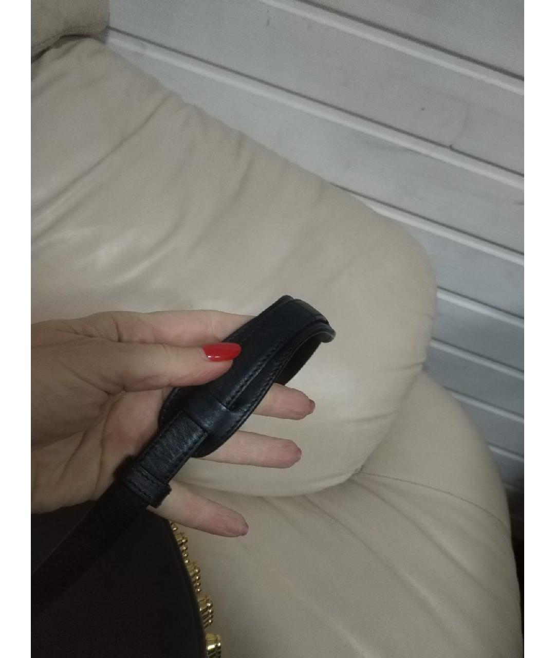 ALEXANDER WANG Черная кожаная сумка через плечо, фото 8