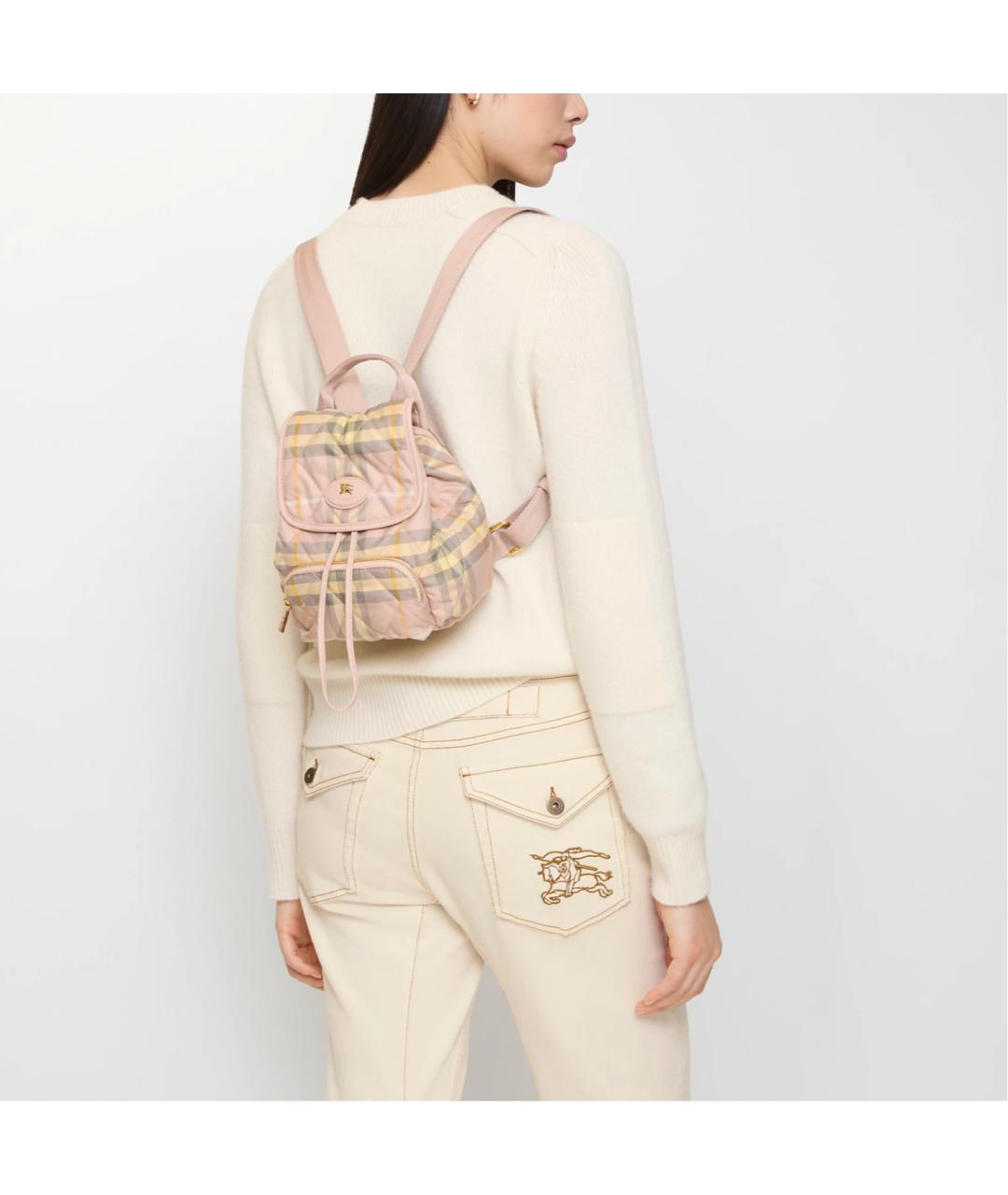 BURBERRY Розовый рюкзак, фото 5