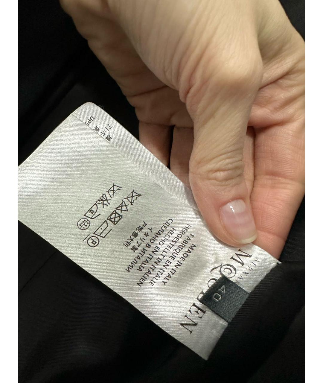 ALEXANDER MCQUEEN Черное коктейльное платье, фото 7