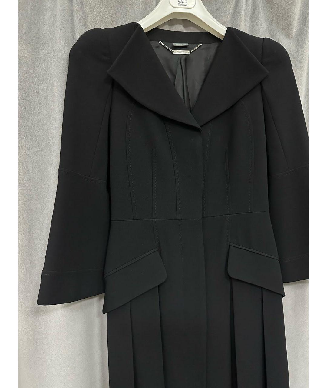 ALEXANDER MCQUEEN Черное коктейльное платье, фото 2