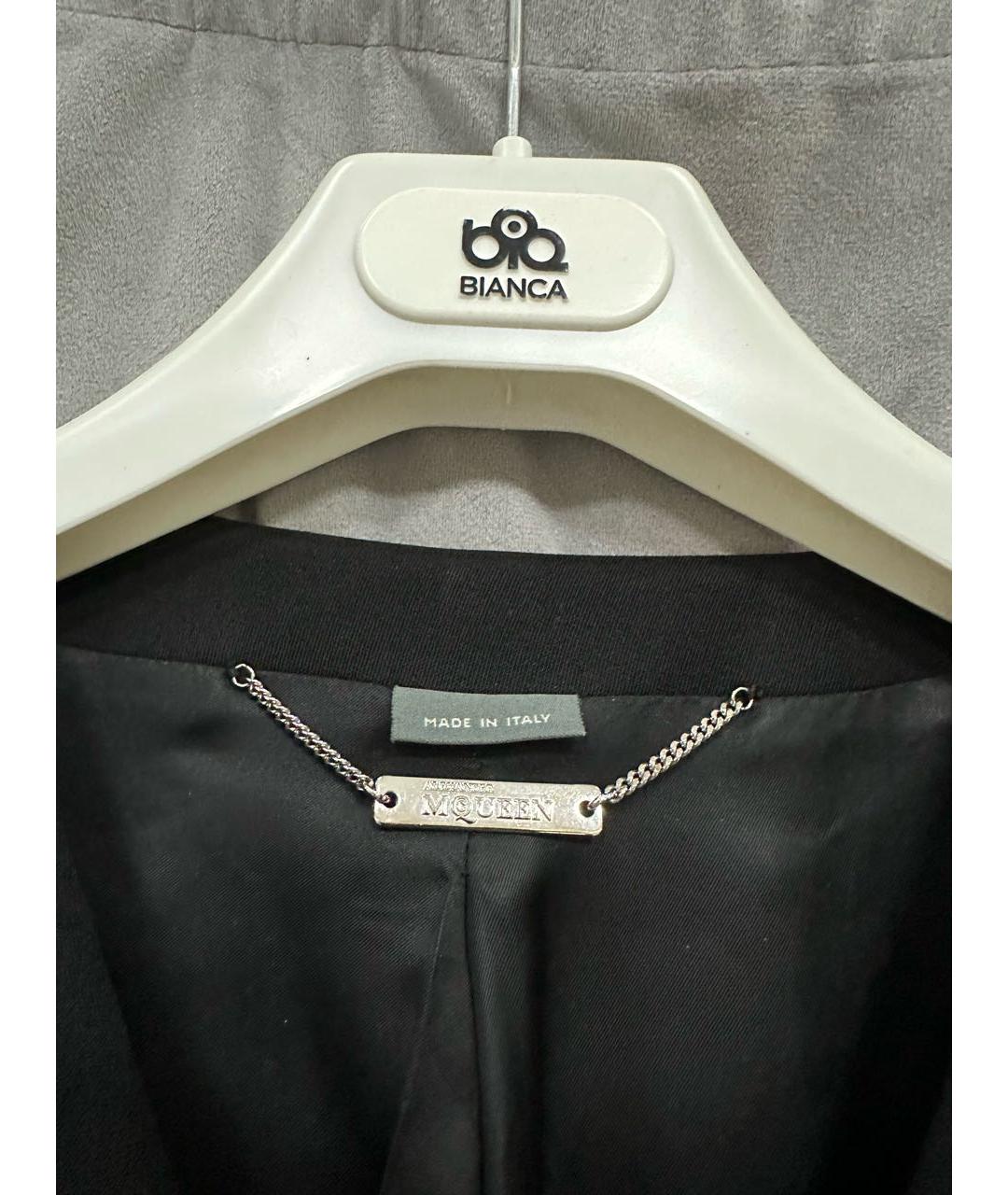 ALEXANDER MCQUEEN Черное коктейльное платье, фото 3