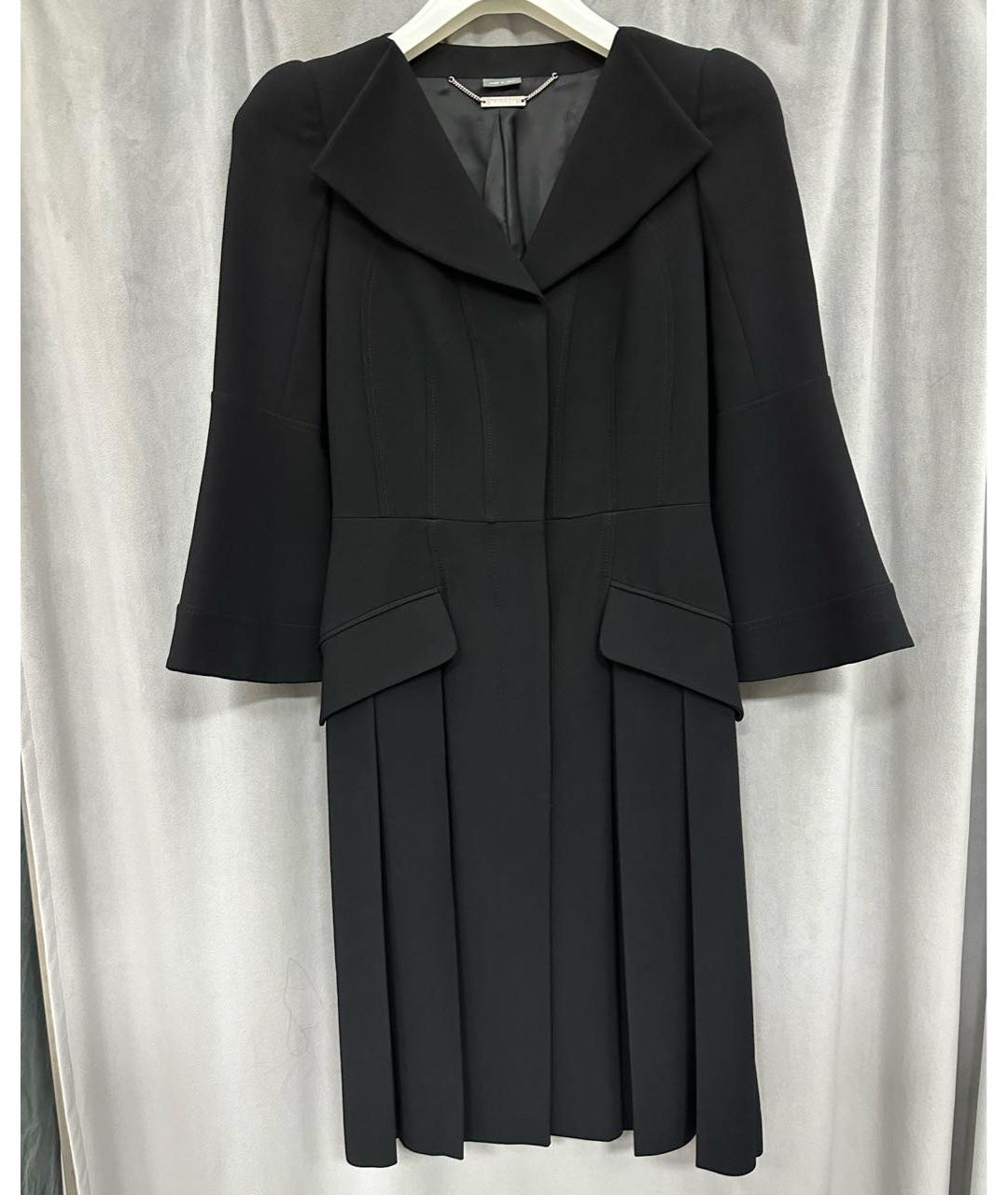 ALEXANDER MCQUEEN Черное коктейльное платье, фото 8