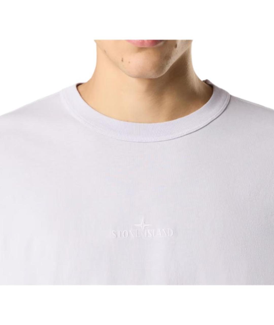 STONE ISLAND Фиолетовая футболка, фото 4