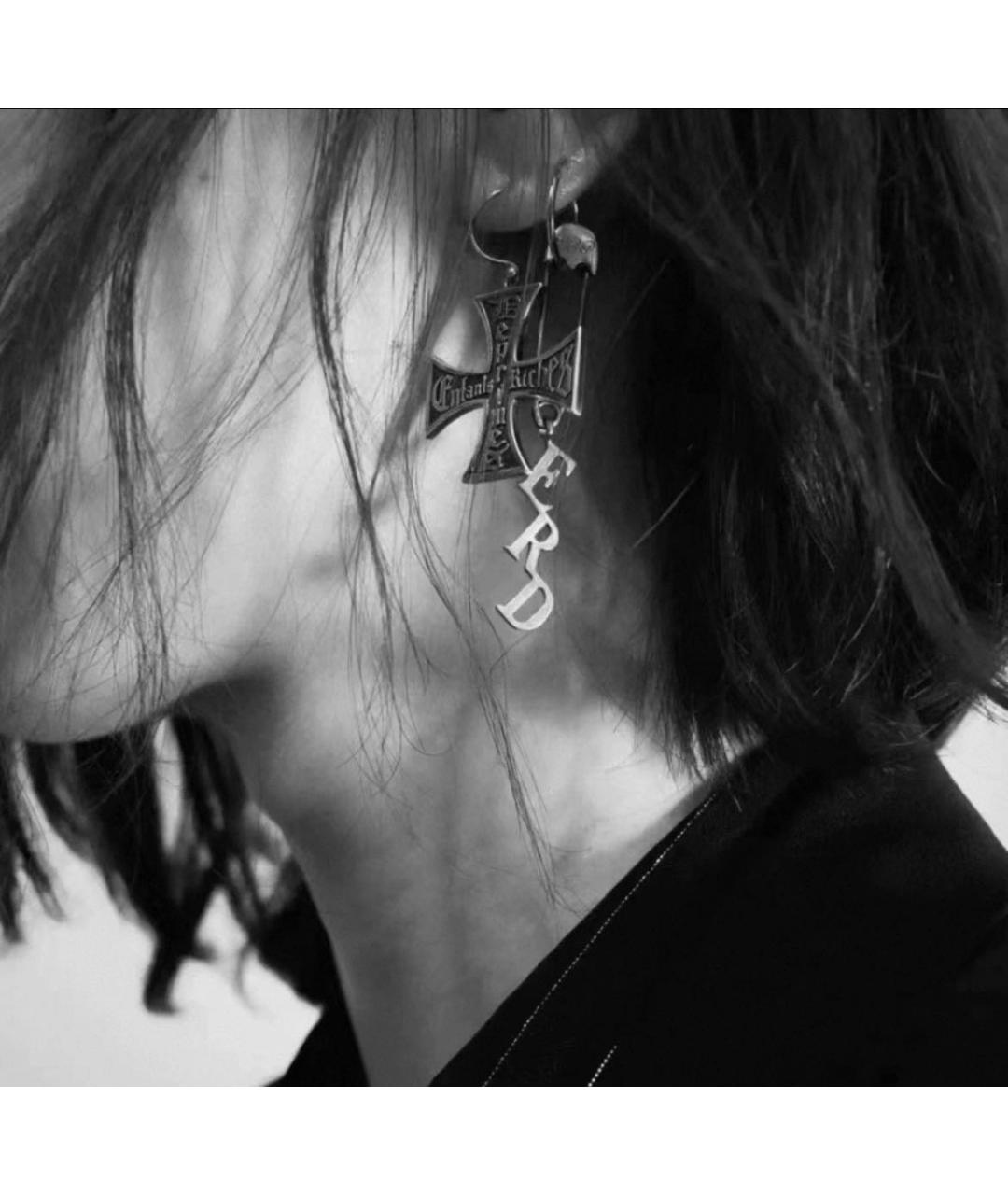 Enfants Riches Déprimés Серебряные серебряные серьги, фото 5