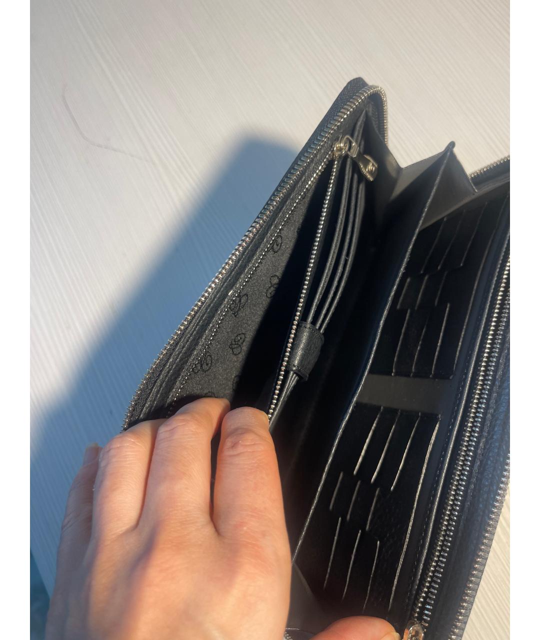 Castello d'Oro Черный кожаный кошелек, фото 5