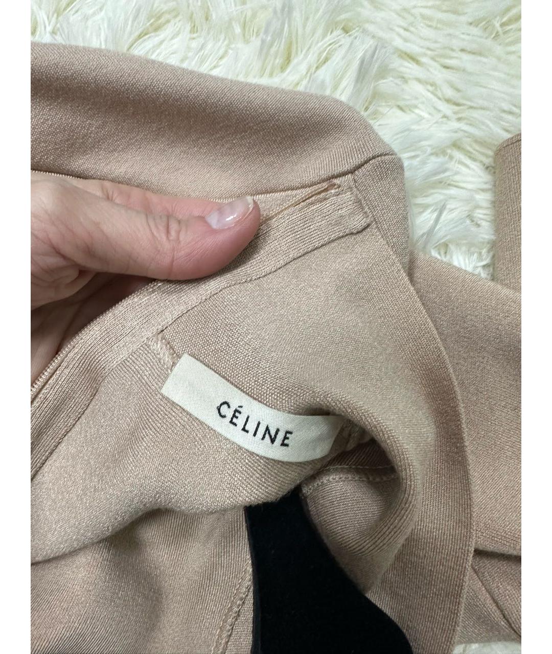 CELINE Бежевая водолазка, фото 5