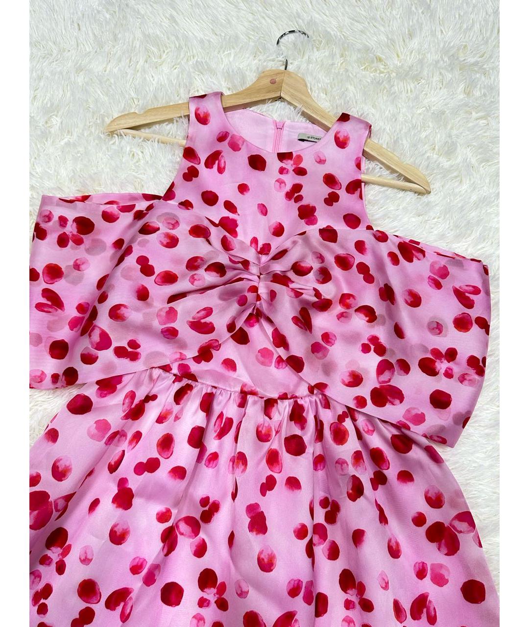 12 STOREEZ Розовое коктейльное платье, фото 3