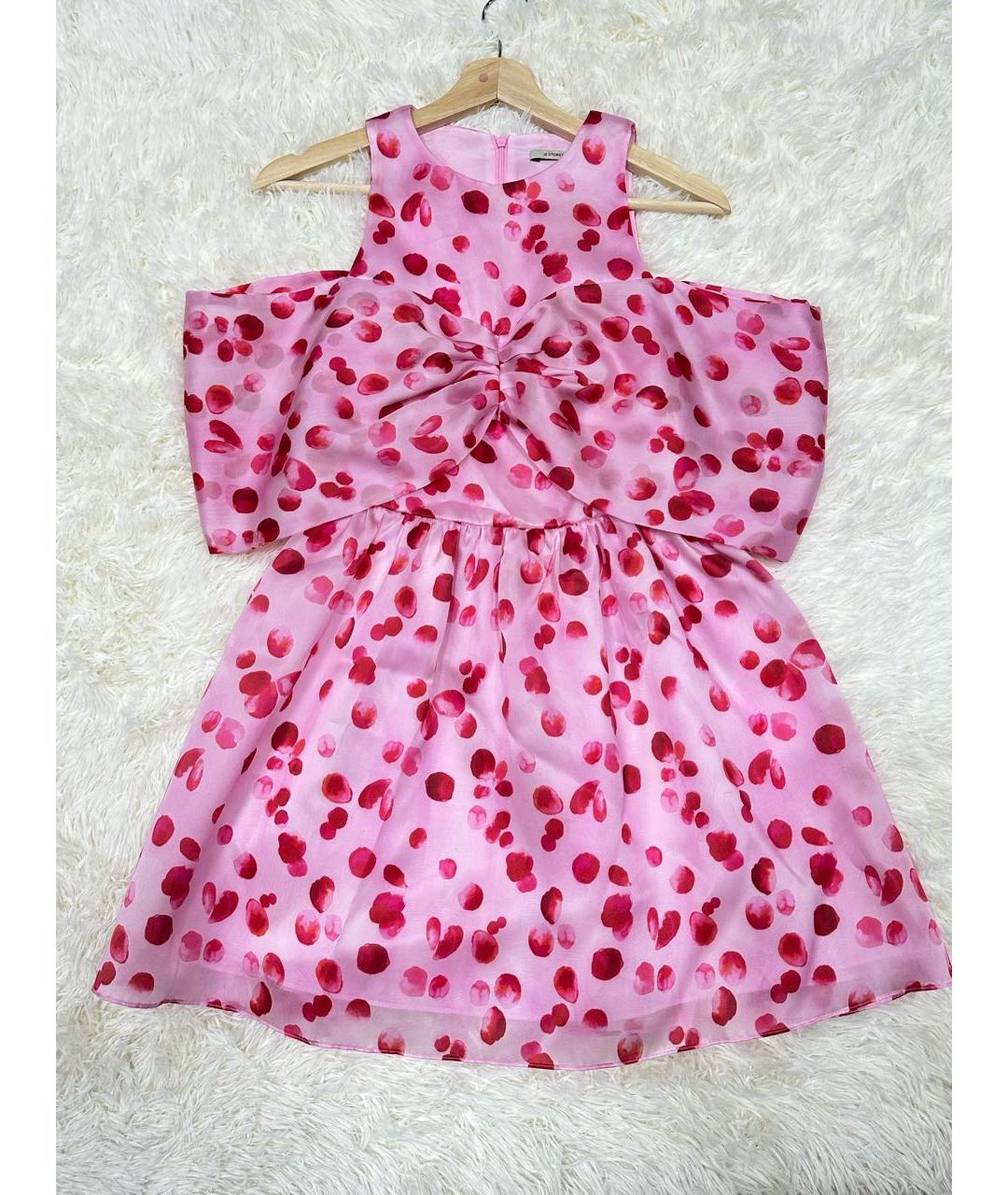 12 STOREEZ Розовое коктейльное платье, фото 6