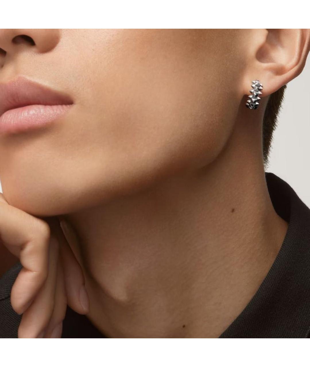 CARTIER Серебряные серьги из белого золота, фото 3