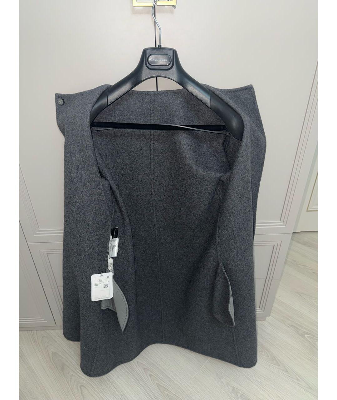 KITON Серое кашемировое пальто, фото 3