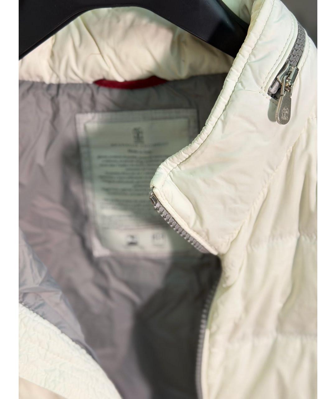 BRUNELLO CUCINELLI Белый жилет, фото 4