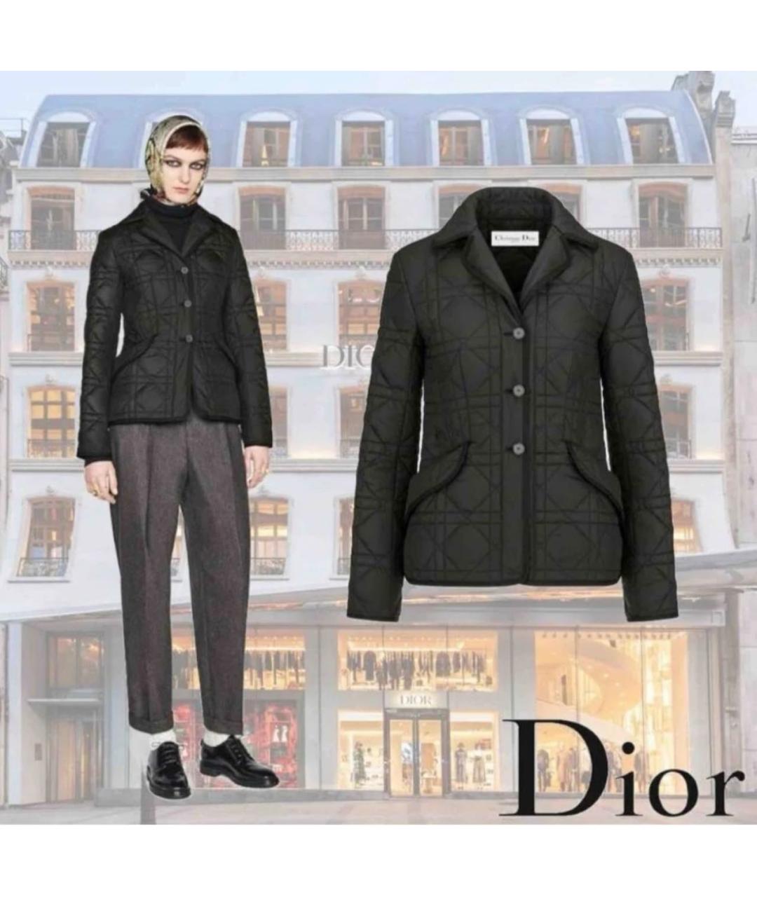 CHRISTIAN DIOR Черная куртка, фото 3