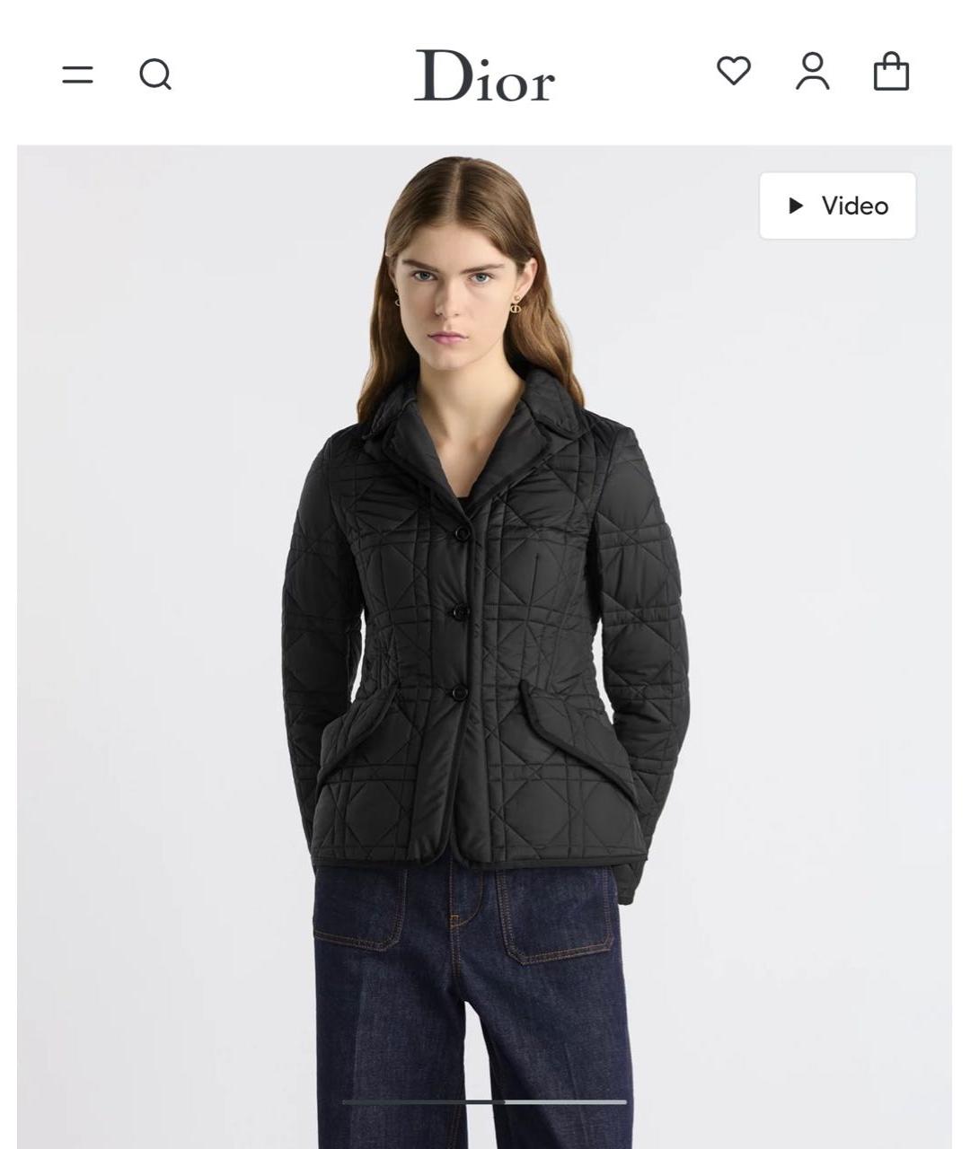 CHRISTIAN DIOR Черная куртка, фото 4