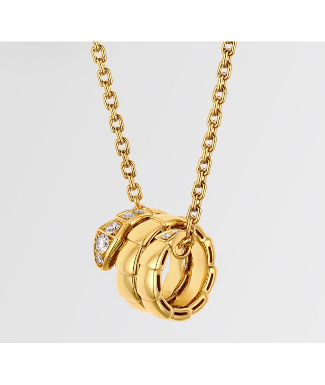 BVLGARI Желтая подвеска из желтого золота, фото 3