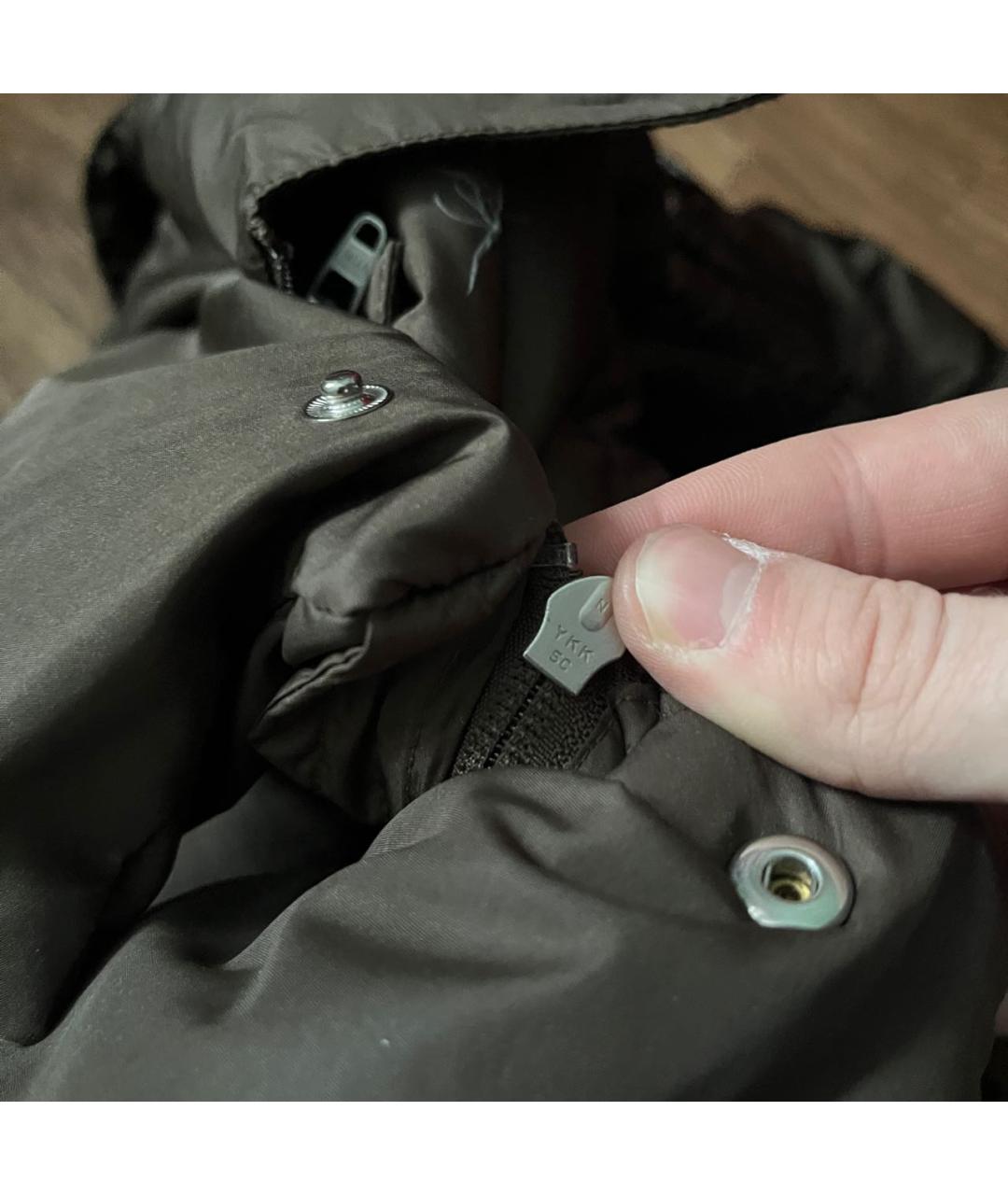 BOGNER Коричневый полиэстеровый пуховик, фото 4