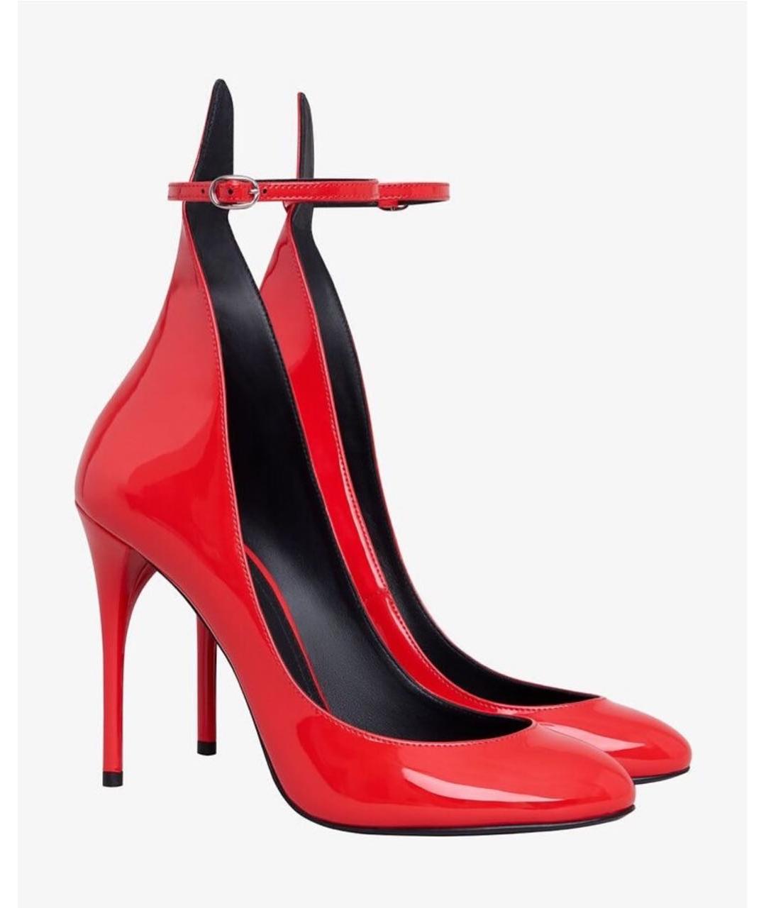 ALAIA Красные туфли из лакированной кожи, фото 2