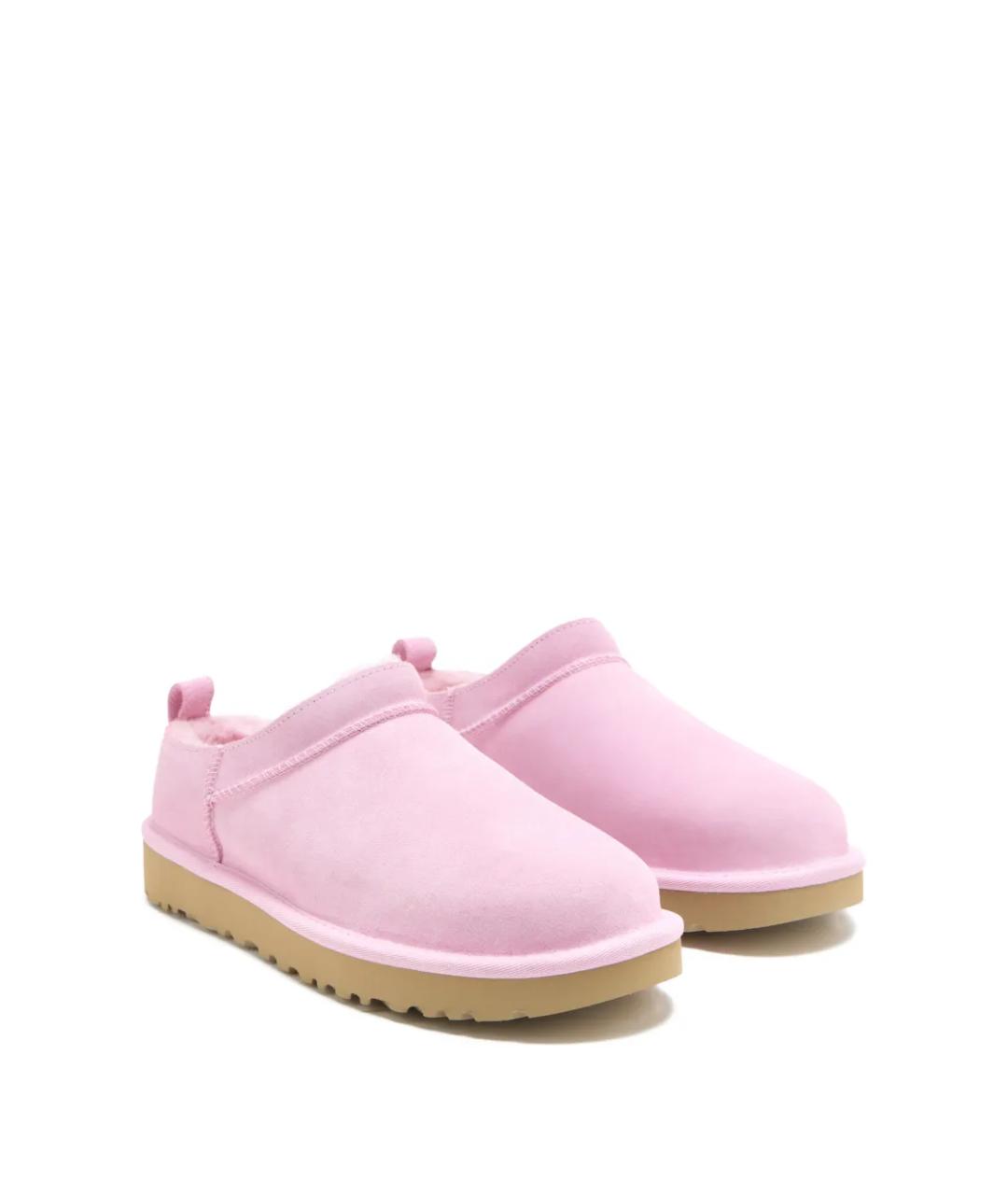 UGG AUSTRALIA Розовые замшевые мюли, фото 2