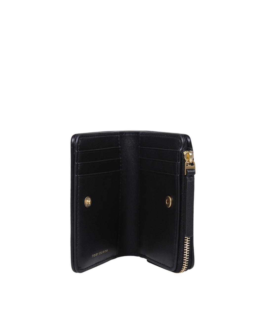 TORY BURCH Черный кожаный кошелек, фото 3