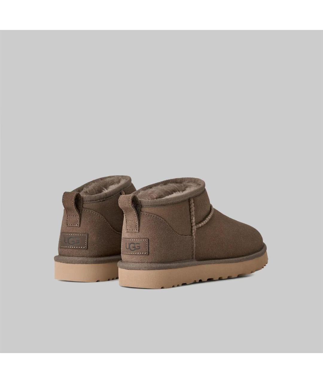 UGG AUSTRALIA Коричневые замшевые ботинки, фото 2