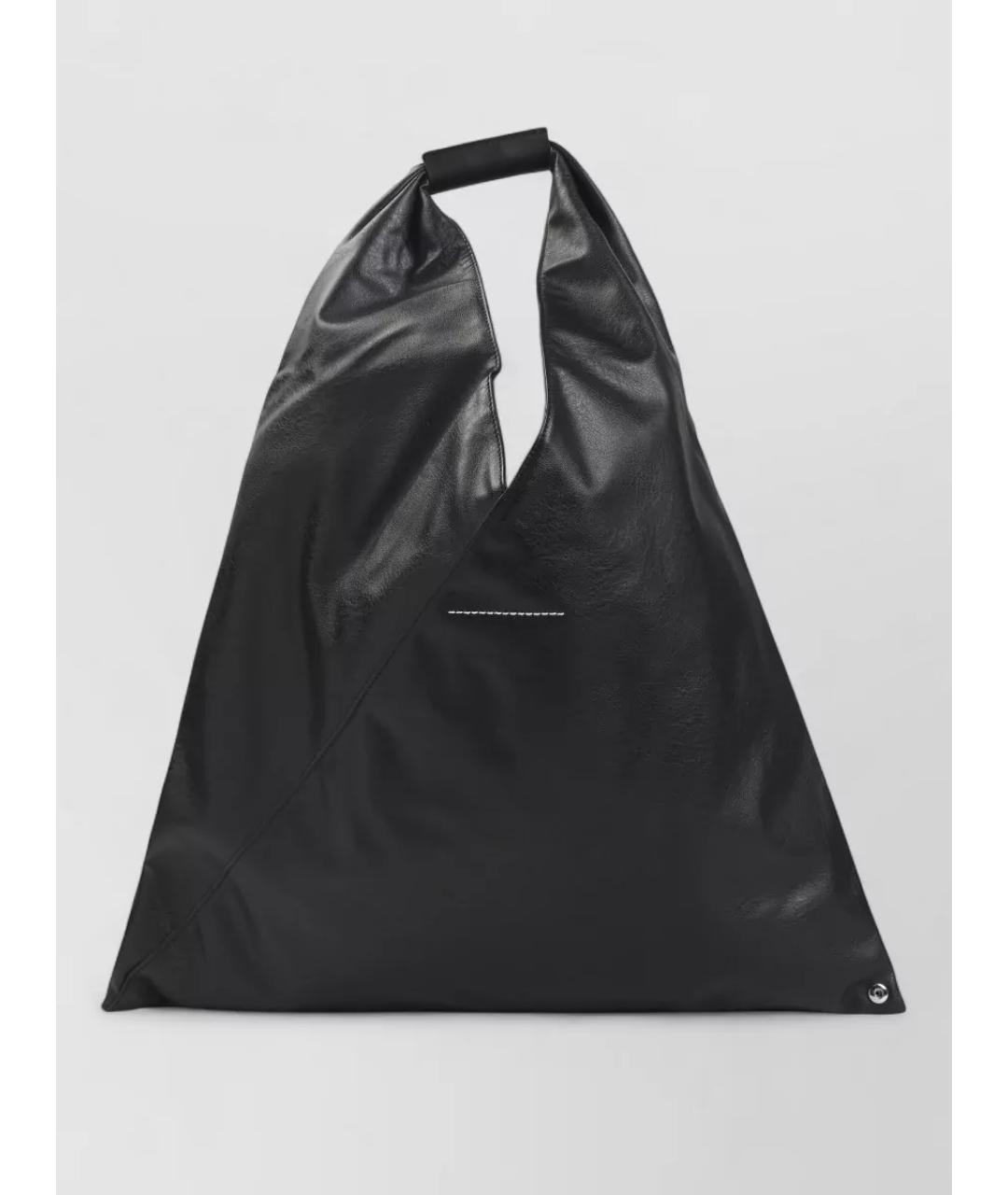 MM6 MAISON MARGIELA Черная сумка через плечо из искусственной кожи, фото 3