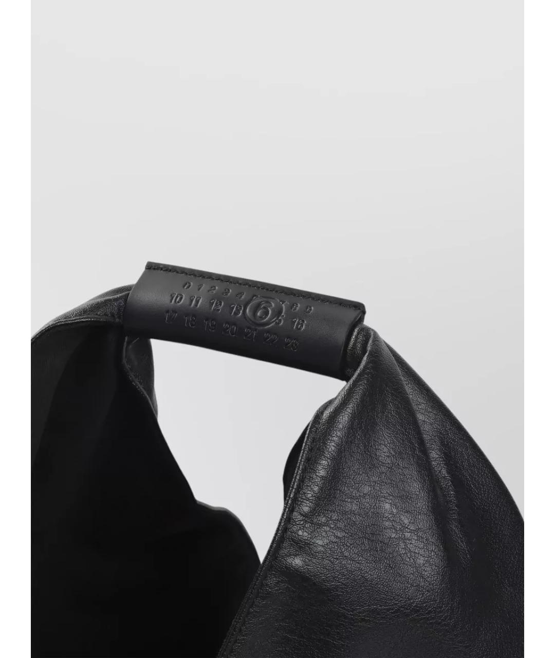 MM6 MAISON MARGIELA Черная сумка через плечо из искусственной кожи, фото 4