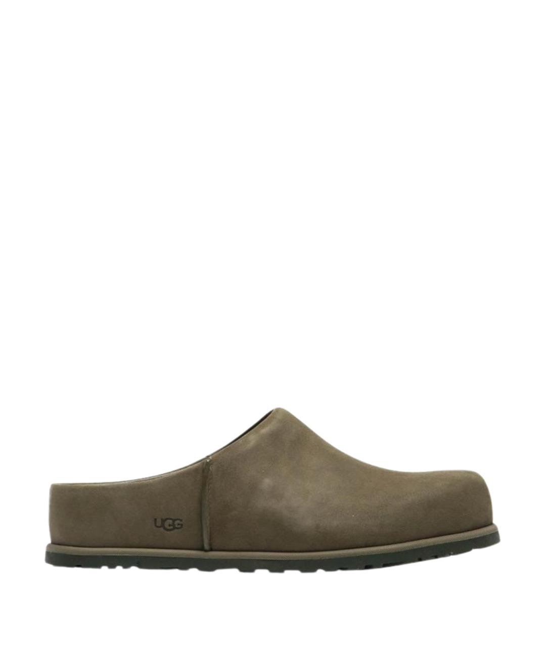 UGG AUSTRALIA Хаки замшевые низкие ботинки, фото 1