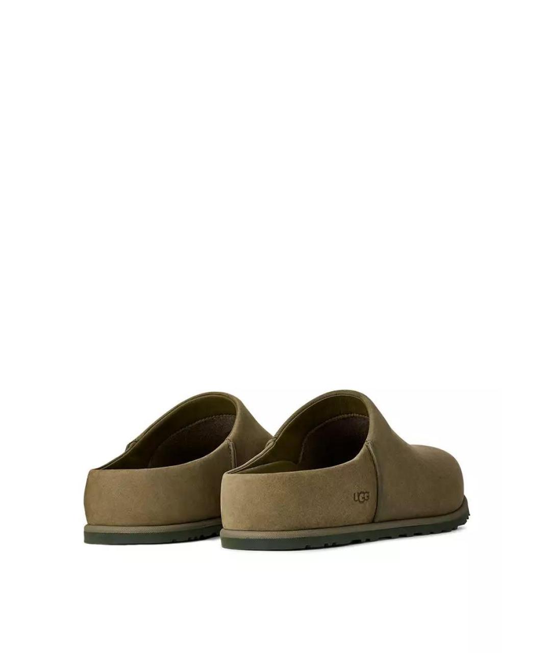 UGG AUSTRALIA Хаки замшевые низкие ботинки, фото 3