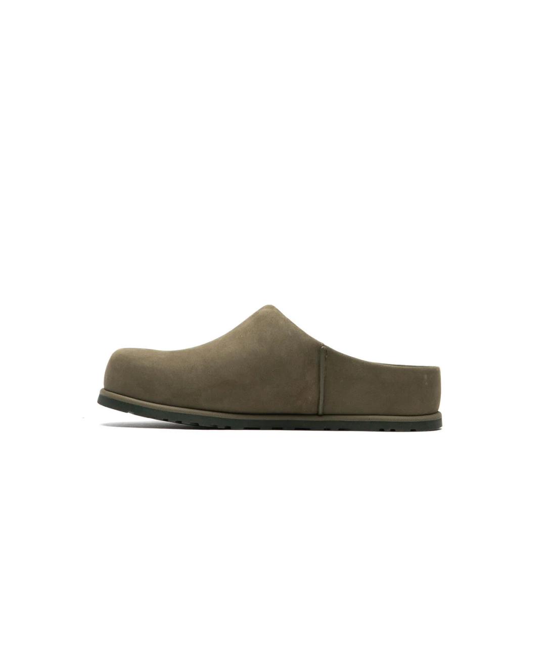 UGG AUSTRALIA Хаки замшевые низкие ботинки, фото 4