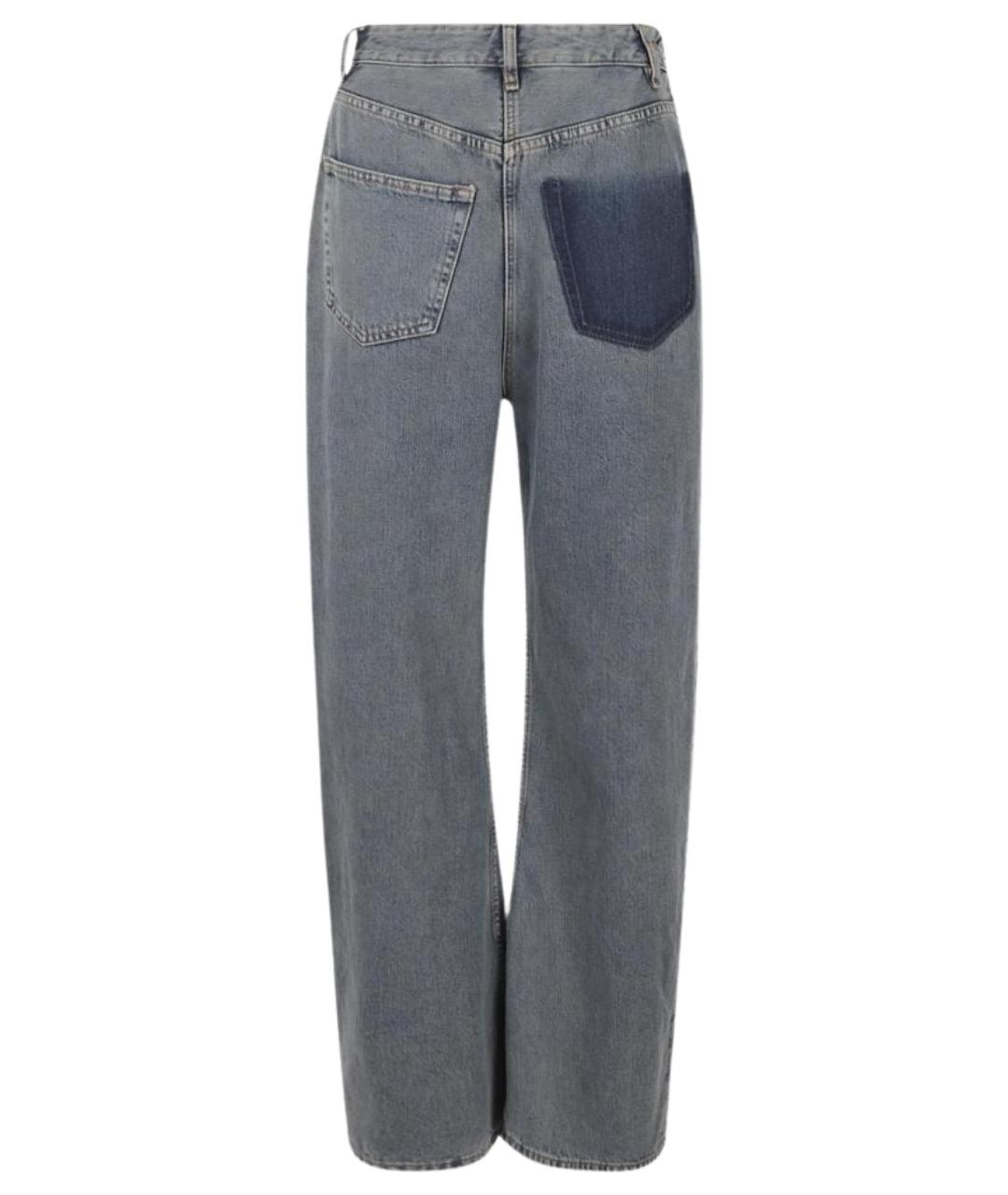 MM6 MAISON MARGIELA Мульти хлопковые прямые джинсы, фото 1