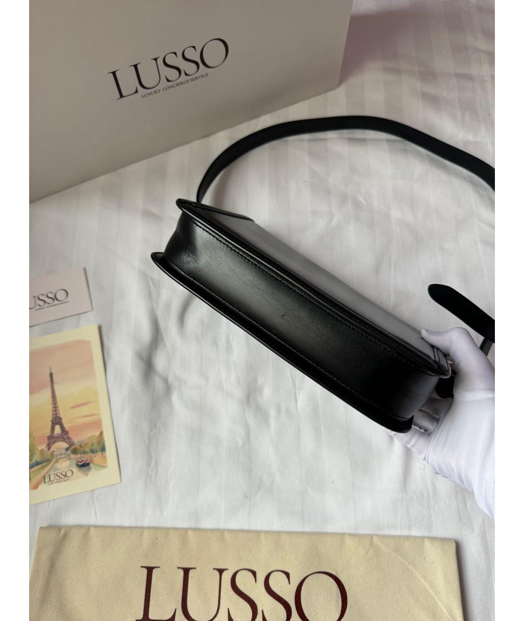 SAINT LAURENT Коричневая кожаная сумка через плечо, фото 7