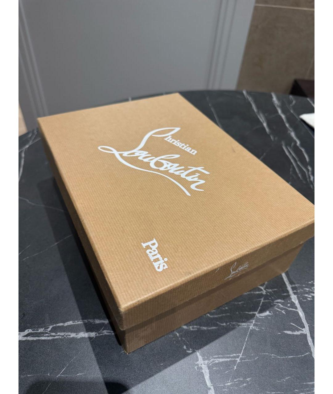 CHRISTIAN LOUBOUTIN Бирюзовые туфли из лакированной кожи, фото 6