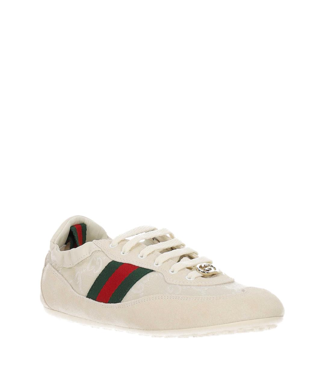 GUCCI Мульти кожаные кроссовки, фото 2