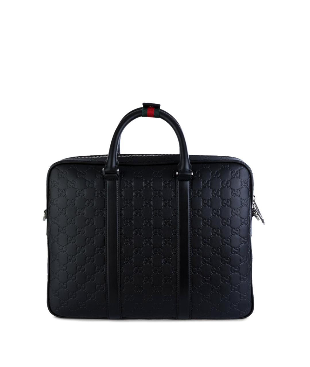 GUCCI Кожаный портфель, фото 3