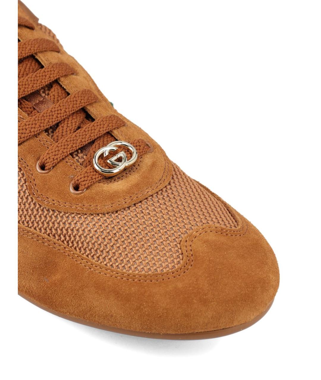 GUCCI Мульти кожаные кроссовки, фото 4