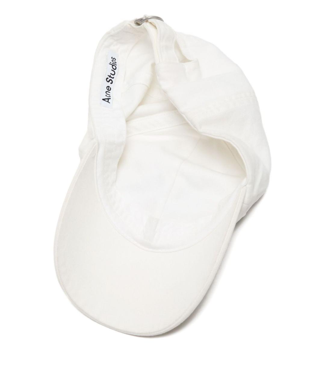 ACNE STUDIOS Белая хлопковая кепка, фото 3