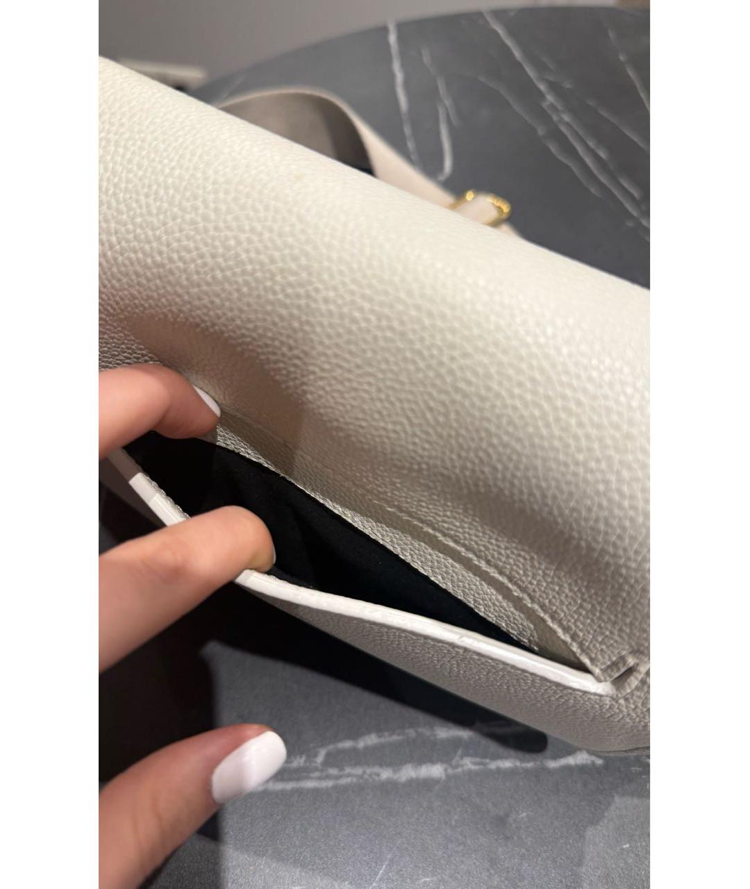TOM FORD Белая кожаная сумка через плечо, фото 7