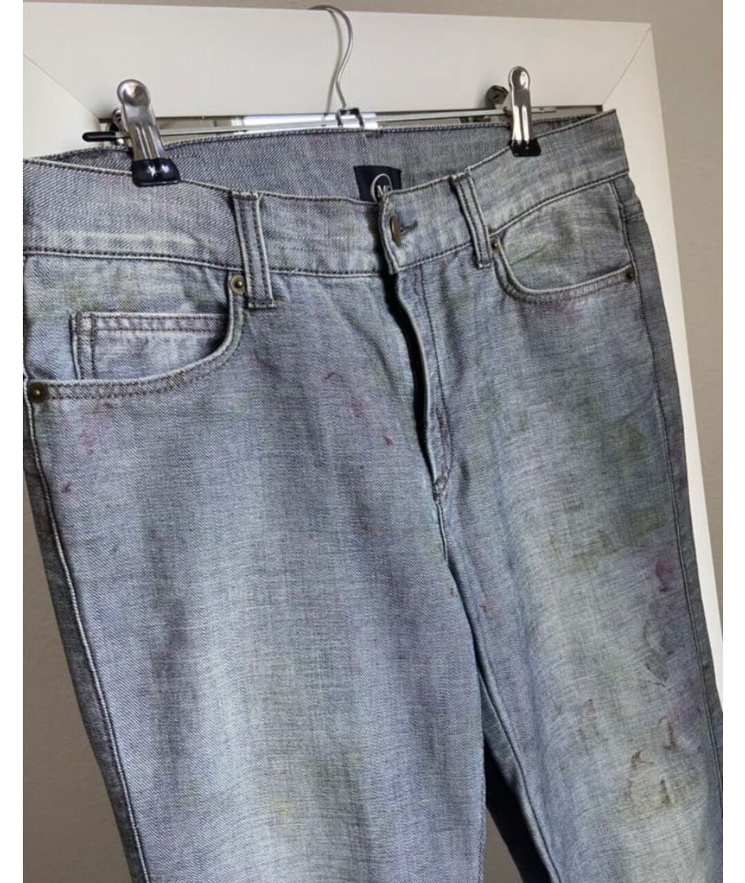 ALEXANDER MCQUEEN Мульти хлопковые прямые джинсы, фото 2