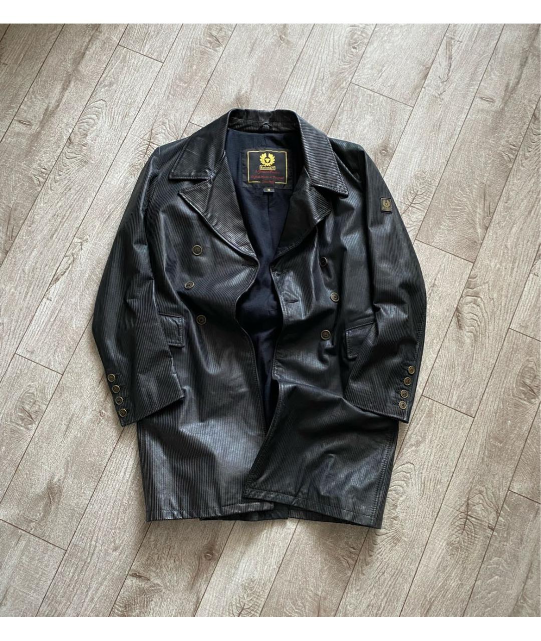 BELSTAFF Черная кожаная куртка, фото 5