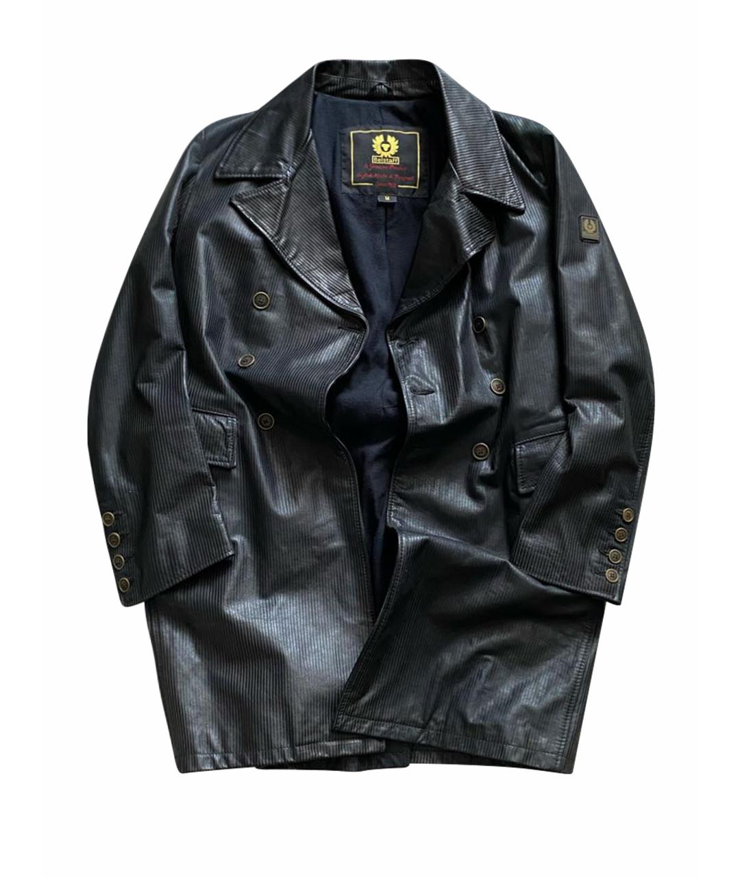 BELSTAFF Черная кожаная куртка, фото 1