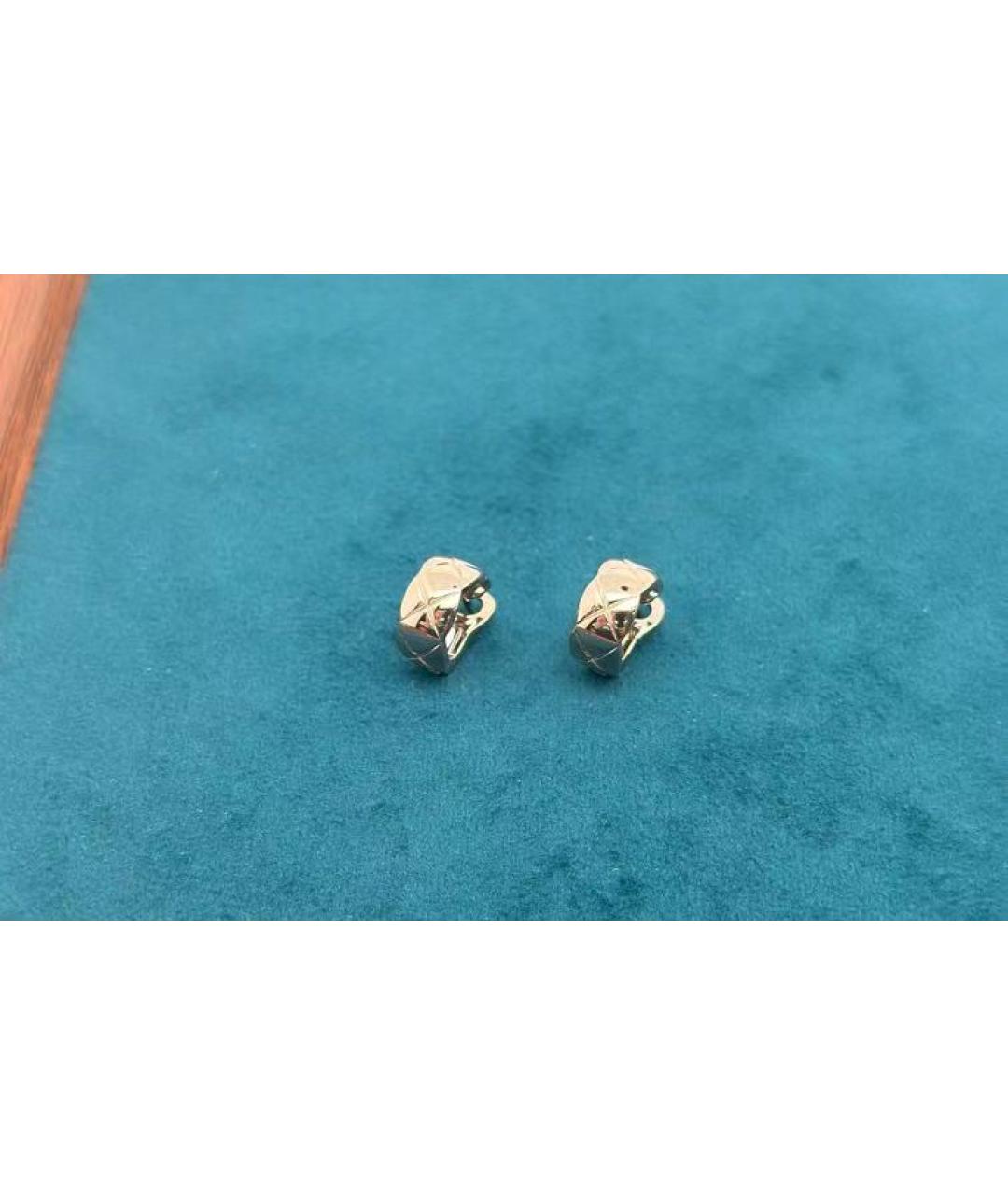 CHANEL Золотые серьги из розового золота, фото 2